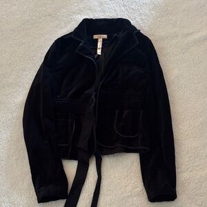 Andrew & Co Black Velvet Women's Blazer